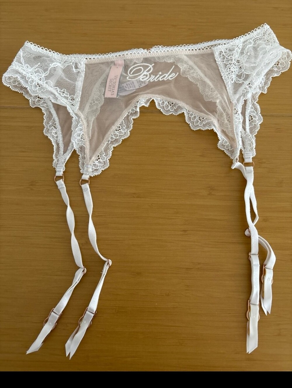 Victoria's secret Dream Angel's very sexy bridal garter belt XSMALL SMALL